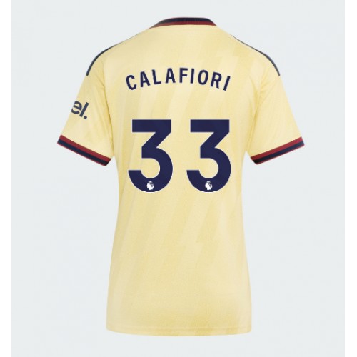 Arsenal Riccardo Calafiori #33 Tredjetrøje Dame 2026-27 Kortærmet